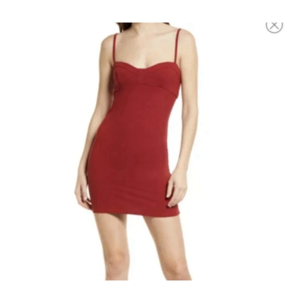 free people intimately dress Probably Should Be Size XL Red Mini NWT